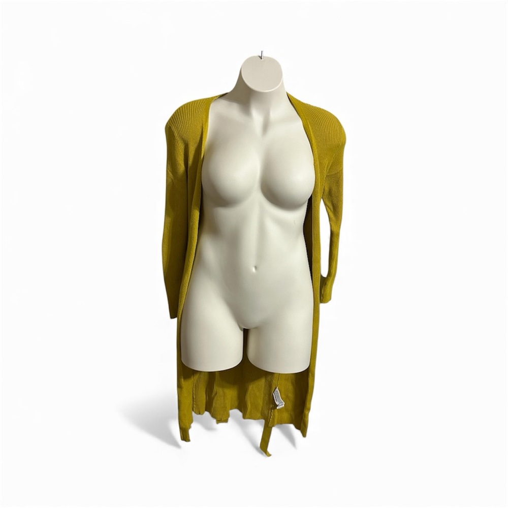 Forever 21 Mustard Ribbed Knit Sweater